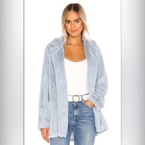 Splendid Faux Fur Sleep Jacket